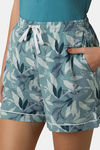 Amante Viscose Shorts - Cameo Leaf Print — thumbnail 4